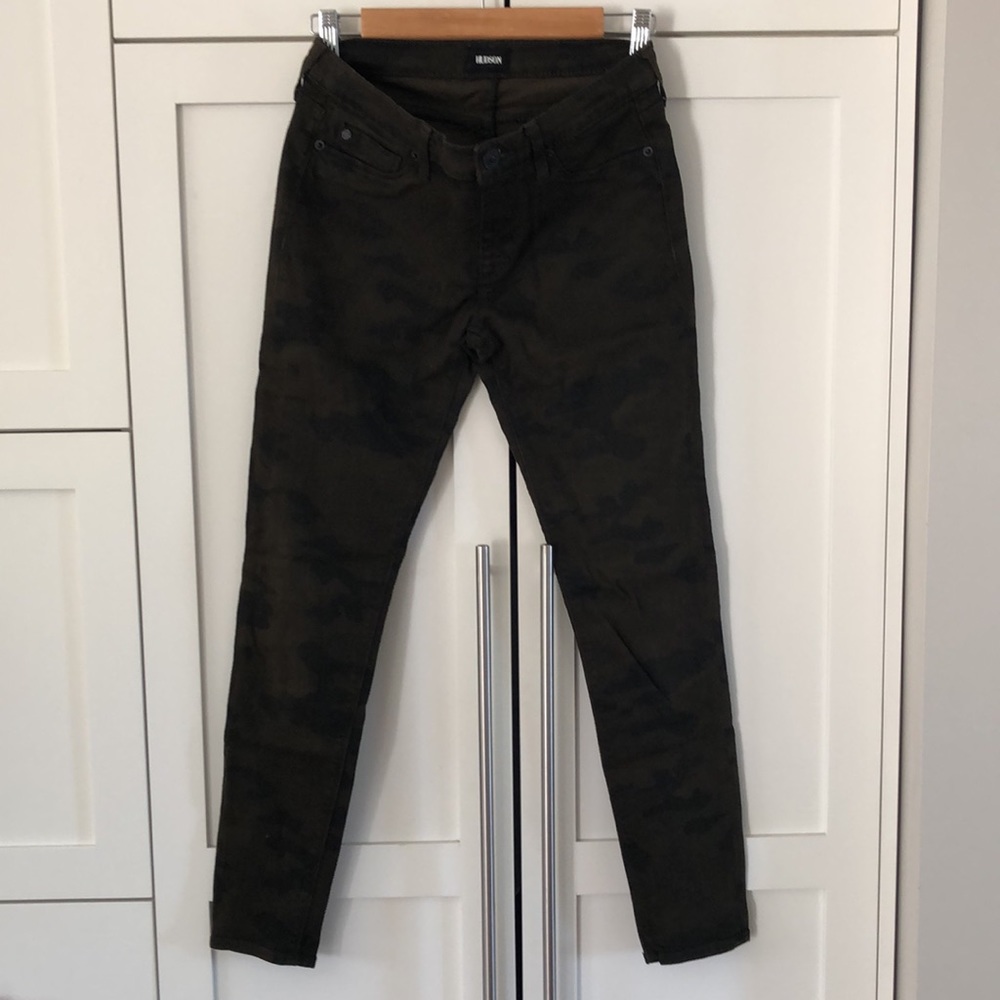 Hudson Camo Krista Ankle Super Skinny Jean 27